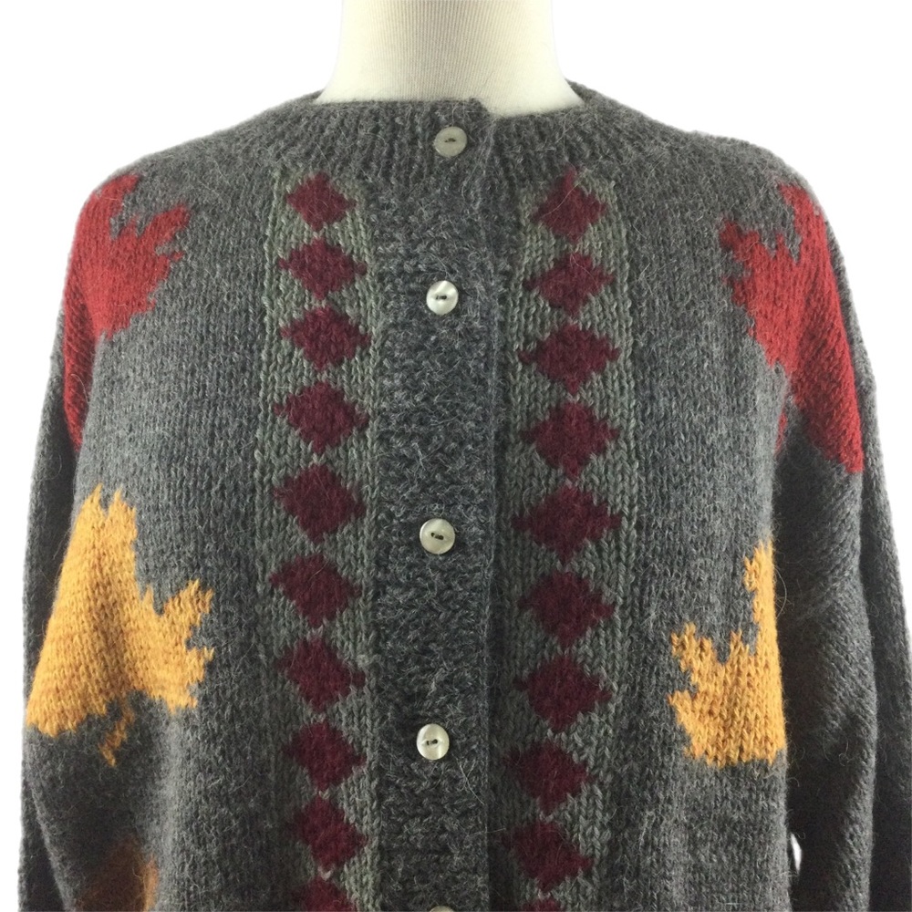 NANDO Hand Knitted 100% Extra Fine Alpaca Cardigan